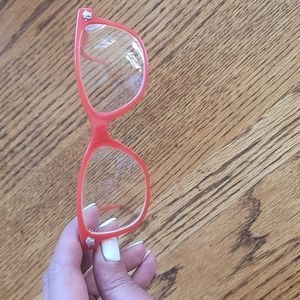 Versace Medusa Red Silver Hardware Small Medium Optical Glasses Frames